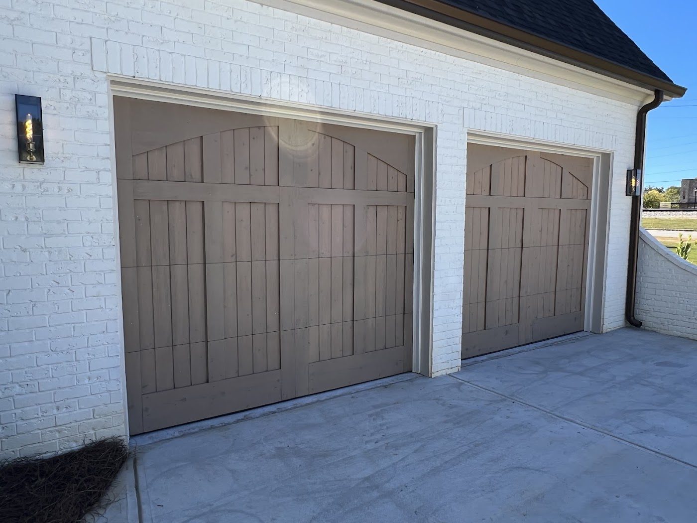 Carriage-style double doors